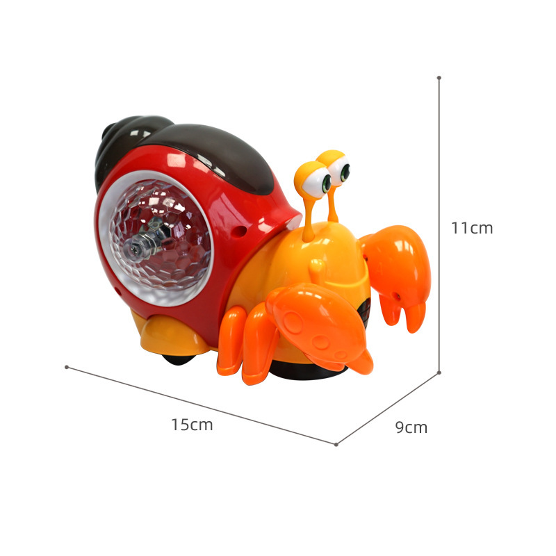 Picture of Electric sound and light universal hermit crab toy trembles children's hot-selling gifts colorful lights cross-border boy gifts