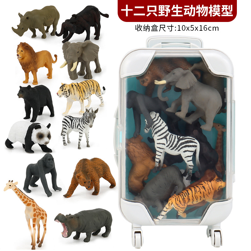 Picture of Popular science toys sand table scene dinosaur marine animal matching knowledge learning card science education cognitive model teaching aids