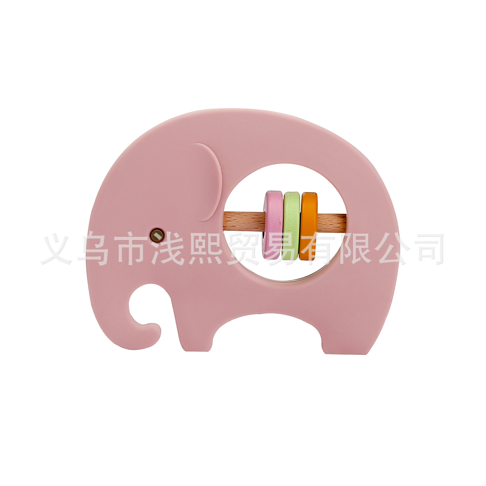 Picture of Silicone Koala Animal Baby Hand Catch Rattle Can Gnaw Gum Baby Soothing Puzzle Bell Elephant Hand Cattle