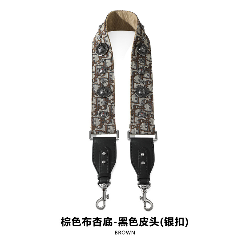 Picture of Mahuangshi MHS-F-66 Wide Bag with Canvas Shoulder Strap Shoulder Crossbody Cowhide Bag Accessories Bag Strap Comfortable D