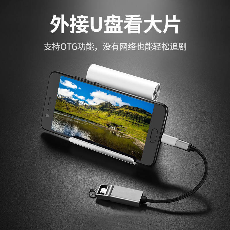 Picture of Mobile Phone Adapter Android Female to Type-C Connector Charging Transmission Converter Supports Otg Suitable for Huawei