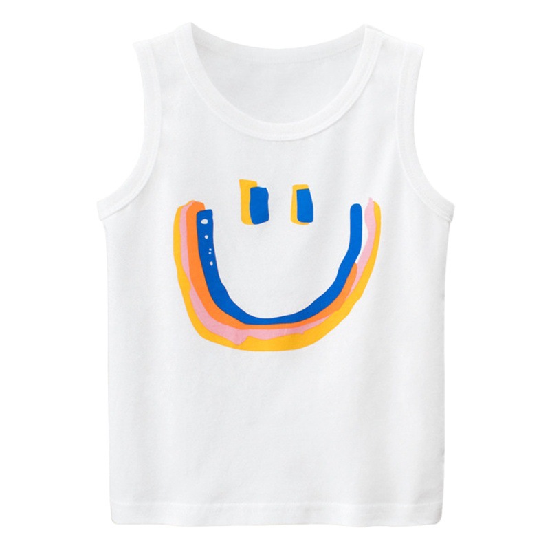 27Kids Brand Kidsren's Clothing Summer New 2025 Kidsren's Vest Baby Clothes Sleeveless Bottoming Shirt Dropshipping