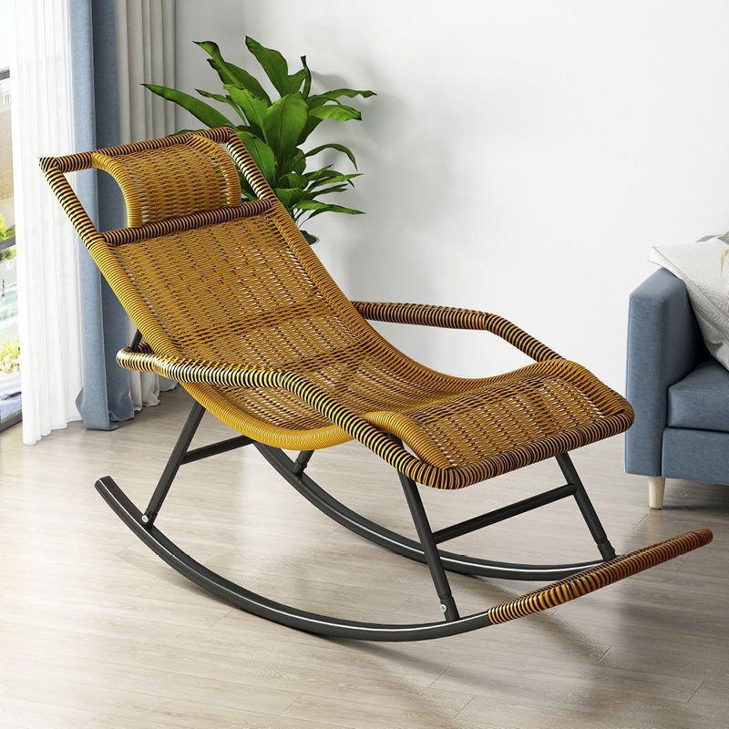 Picture of Household Rocking Chair Leisure Rocking Chair Creative Recliner Adult Leisure Chair Balcony Rattan Chair Internet-Fun Chair