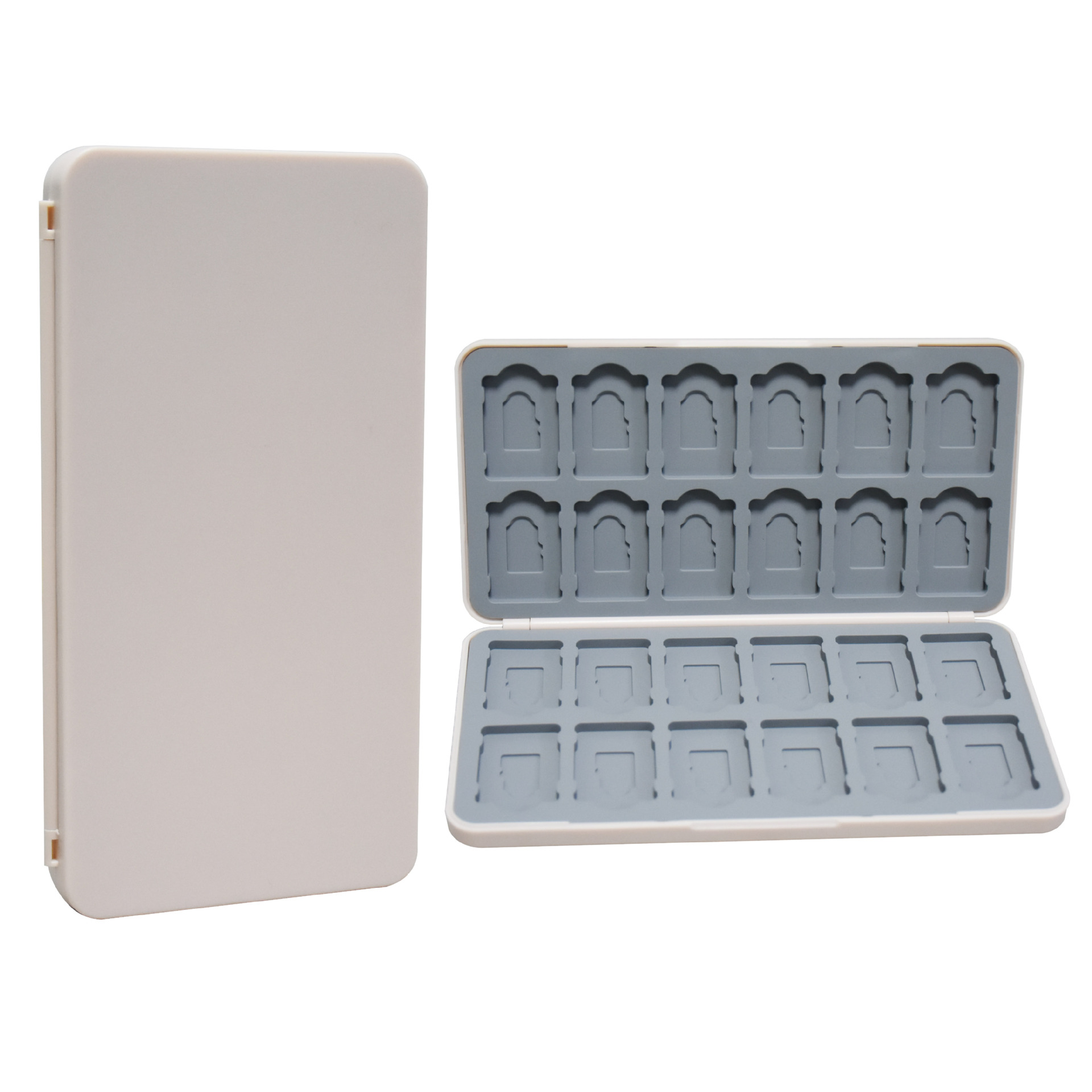 Picture of Wholesale Nintendo game machine card switch storage cassette game card magnetic acrylic transparent storage box