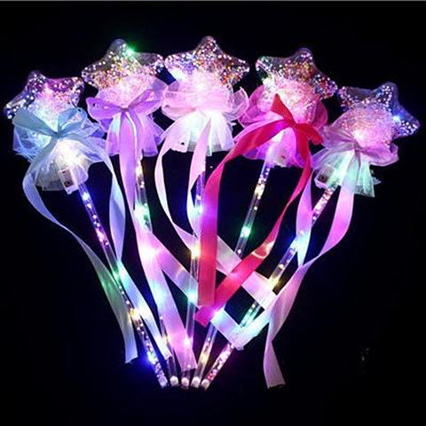 Picture of Douyin's Same Bobo Ball Starry Sky Ball Magic Wand Children's Fairy Wand Toy Glowing Night Market Plaza Hot Selling Wholesale