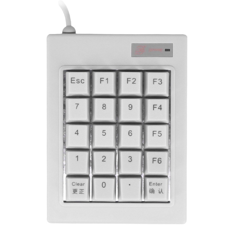 One cloud sky DX-20 black axis mechanical numeric keypad multi-function keys medical equipment wired USB/PS2