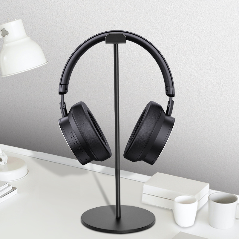 Picture of Aluminum Alloy Headset Stand Display Stand Headset Stand Removable Hanging Storage Headset Hanger