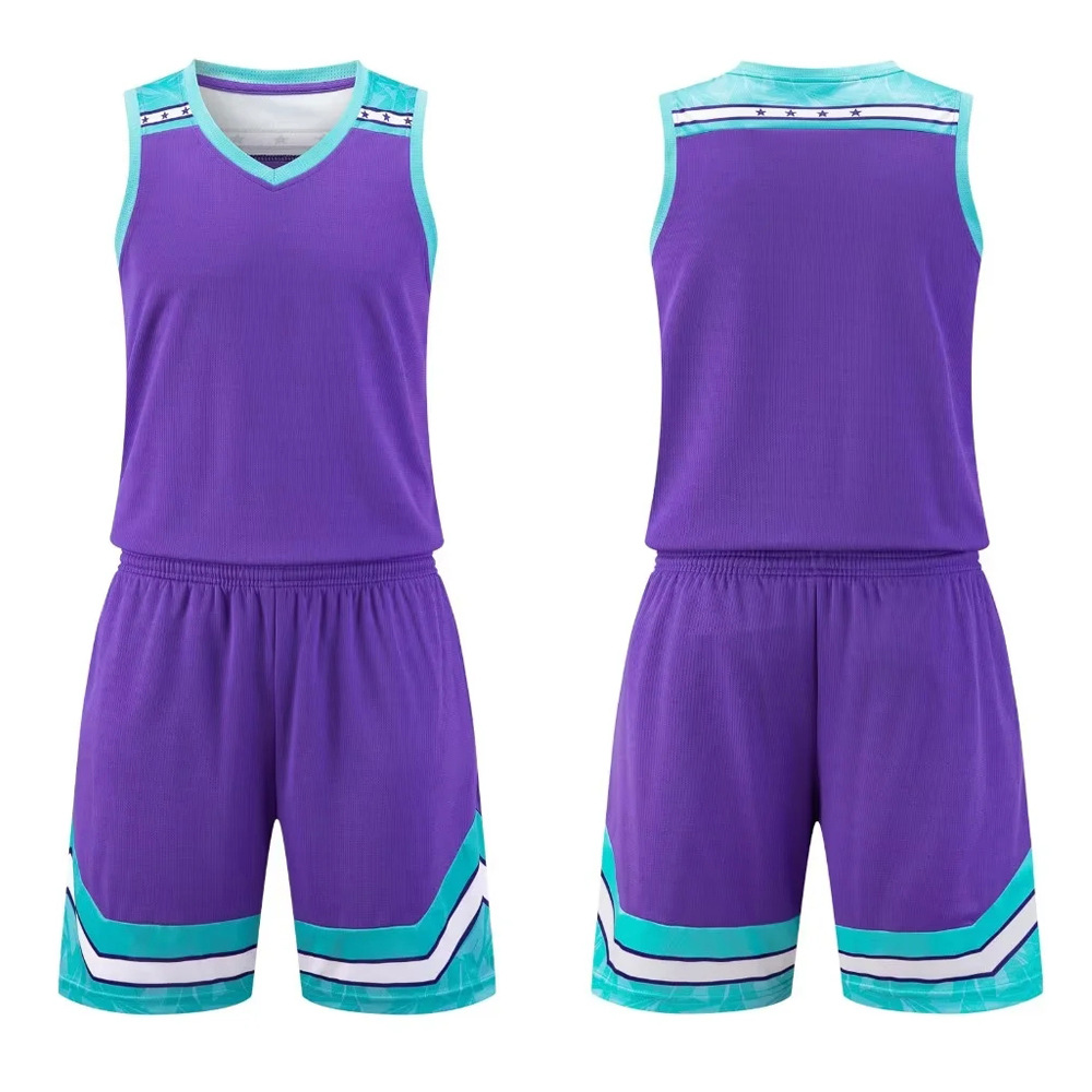 Picture of Men's Basketball Suit High School Sports Competition Training Basketball suit Children's Club Team Training Camp