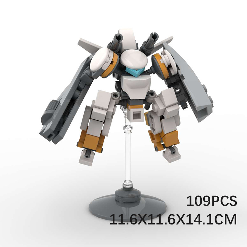 Picture of MOC building blocks compatible with Lego minicomputer assembly exoskeleton robot educational ornaments hand-made DIY building blocks