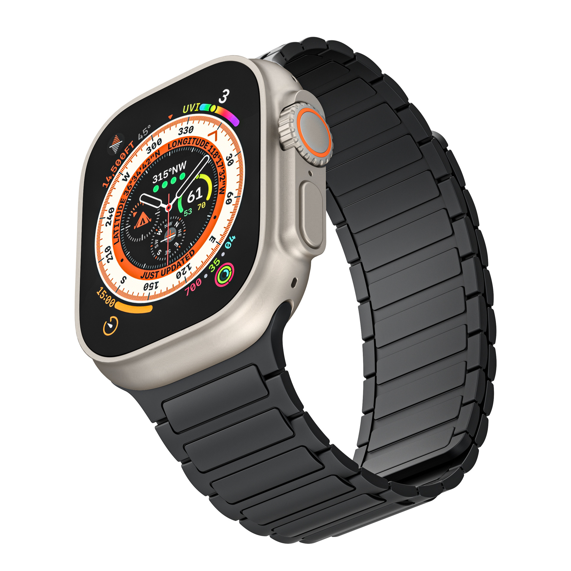 Picture of Suitable for Apple Watch Magnetic Silicone Strap Appleiwatch10 Generation S9U Magnetic Loop Strap Tool Style