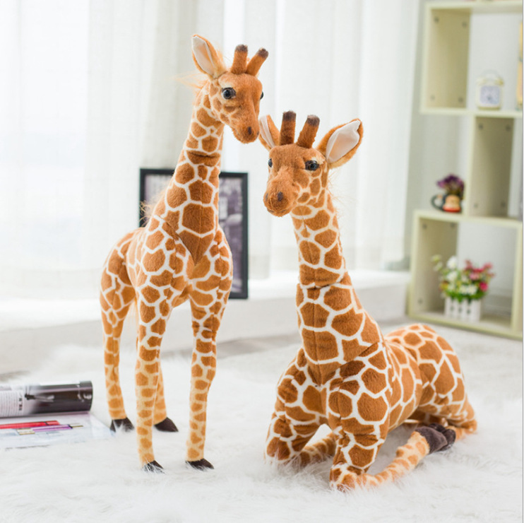 Picture of Giraffe Doll Plush Sika Deer Fawn Photography Props for Children Surprise Gift