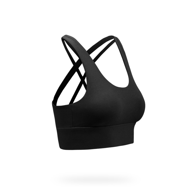 Picture of 2023 New Sports Bra Women's Running Yoga Vest Shockproof Gathering High-Intensity Fitness Bra Beautiful Back Bra
