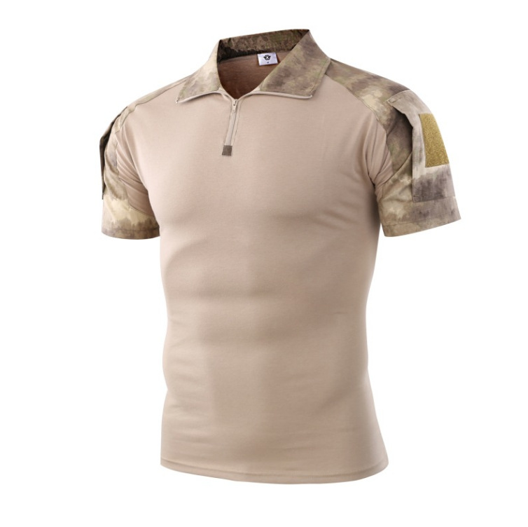 Picture of Army Eagle Frog Suit Short Sleeve Stretch Paid Instructor Suit Frogman Army Fan CS Tactical Russian Camouflage Top G2