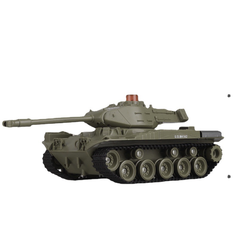 Picture of Cross-border hot sale Meizhi remote control car 1:30 American M41A3 tank double handle military remote control tank car model