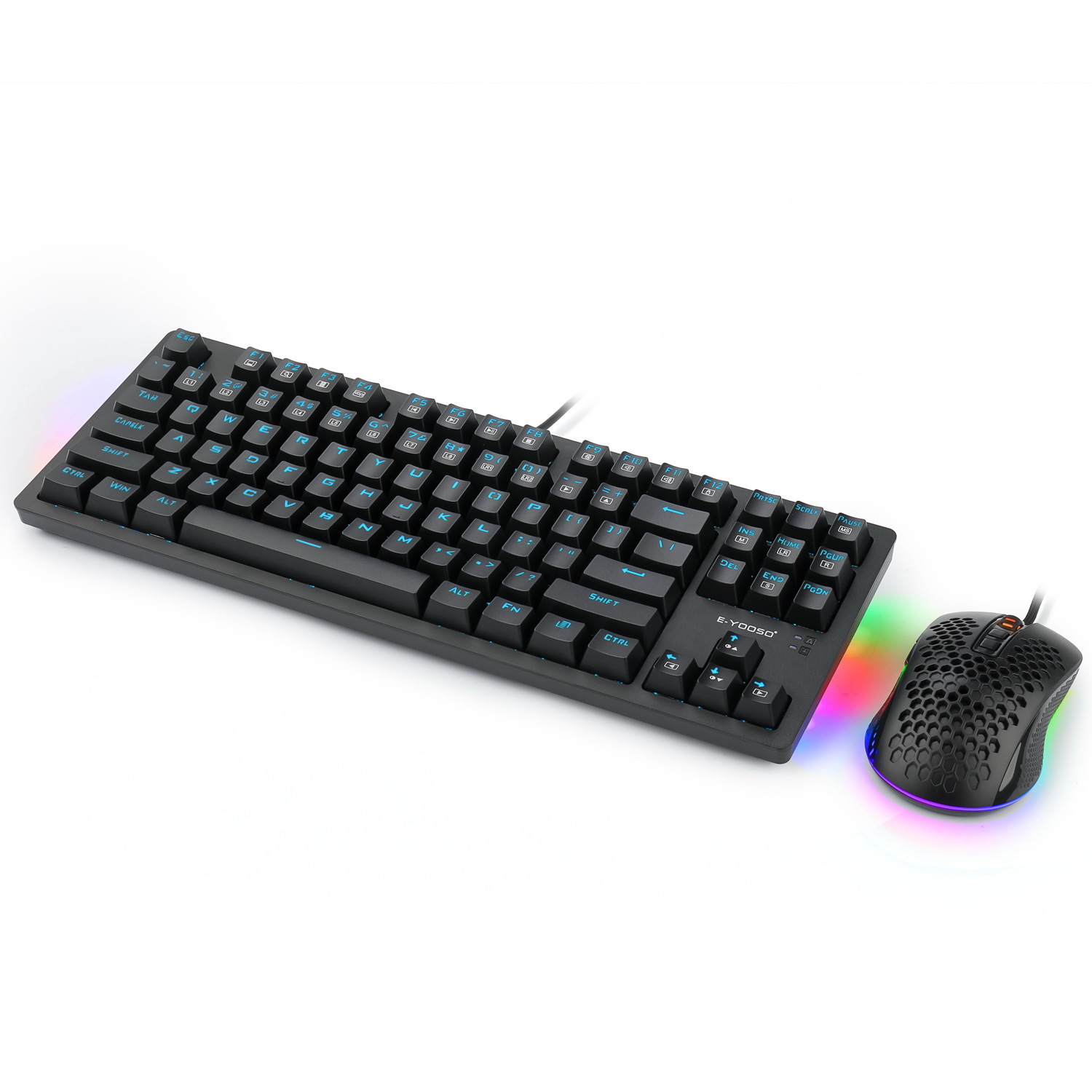 Picture of Element Z737 mechanical keyboard 87 key wired gaming keyboard hot plug axis game key