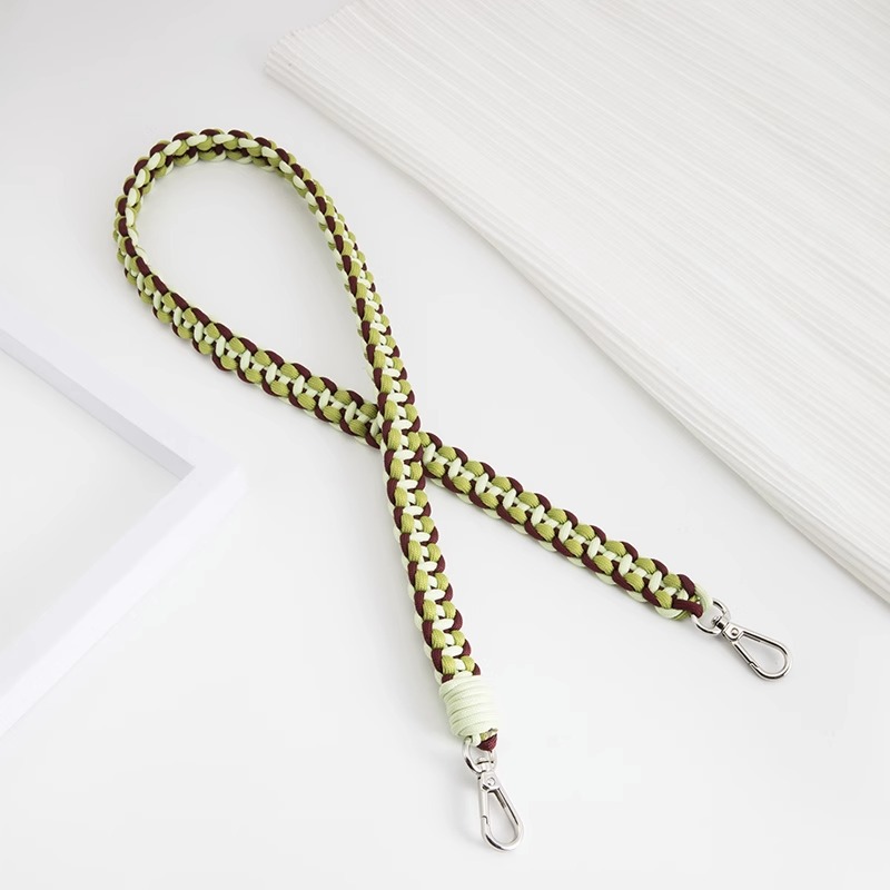 Picture of Craftsmanship Workshop for Longxiang Mini Bag Handmade Woven Shoulder Strap DIY Color Woven Rope Crossbody Bag Strap
