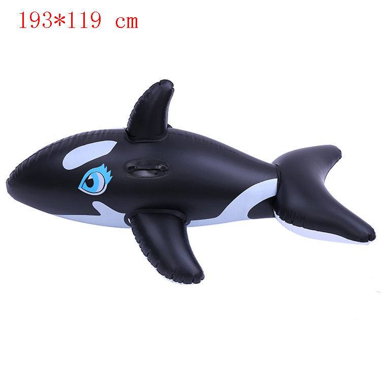 Picture of Summer Love Thickened Water Inflatable Animal Mount Whale Floating Circle Flamingo Swimming Circle Duck Unicorn Floating Row