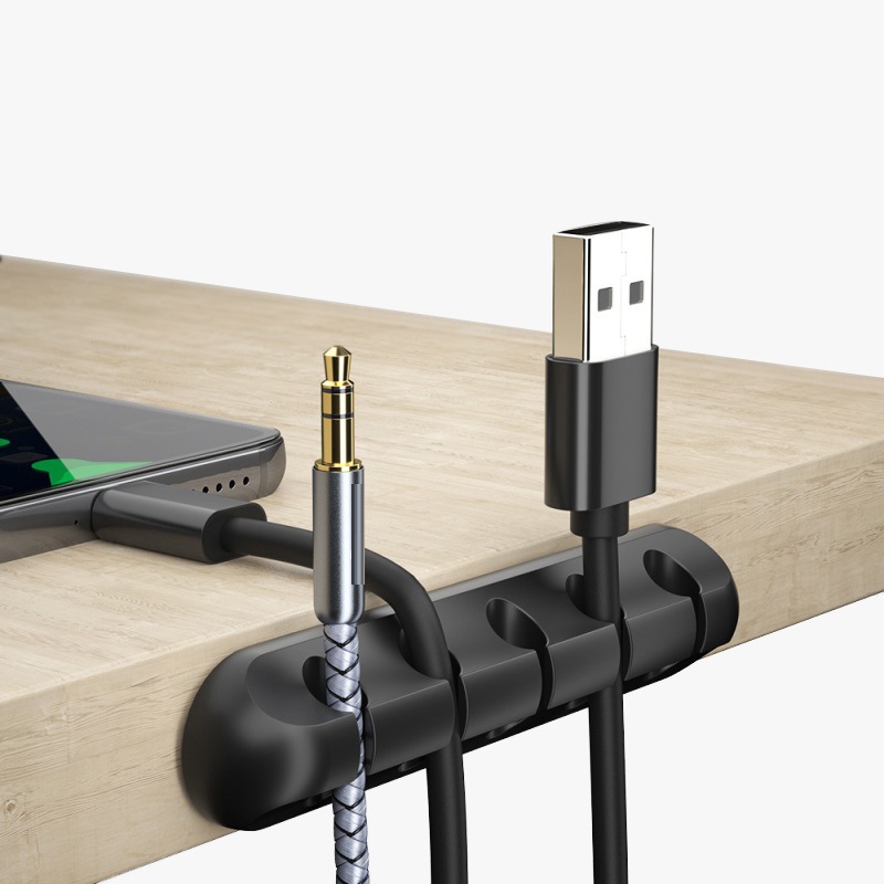 Picture of Mini Multifunctional Silicone Cable Organizer, Headphone Data Cable Storage, Fixed Cable Organizer, Mobile Phone Cable Charger Cable