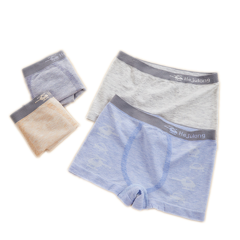 Picture of Children's Underwear Male Modal Baby Underwear Boys' Underwear Flat Corner 8 to 10 Years Old Middle and Big Children 9 to 12 Years Old No Traceless