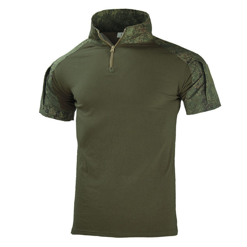 Picture of Army Eagle Frog Suit Short Sleeve Stretch Paid Instructor Suit Frogman Army Fan CS Tactical Russian Camouflage Top G2