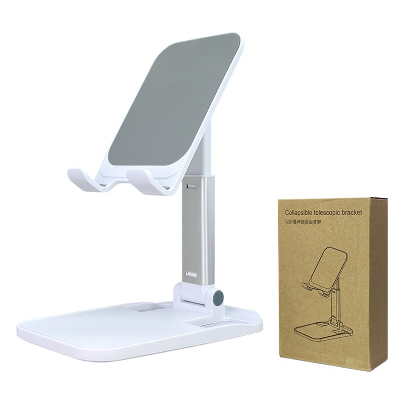 Private Model Mobile Phone Holder Folding Telescopic Desktop Lazy Tablet Live Broadcast Portable Holder Gift Manufacturer Engraving