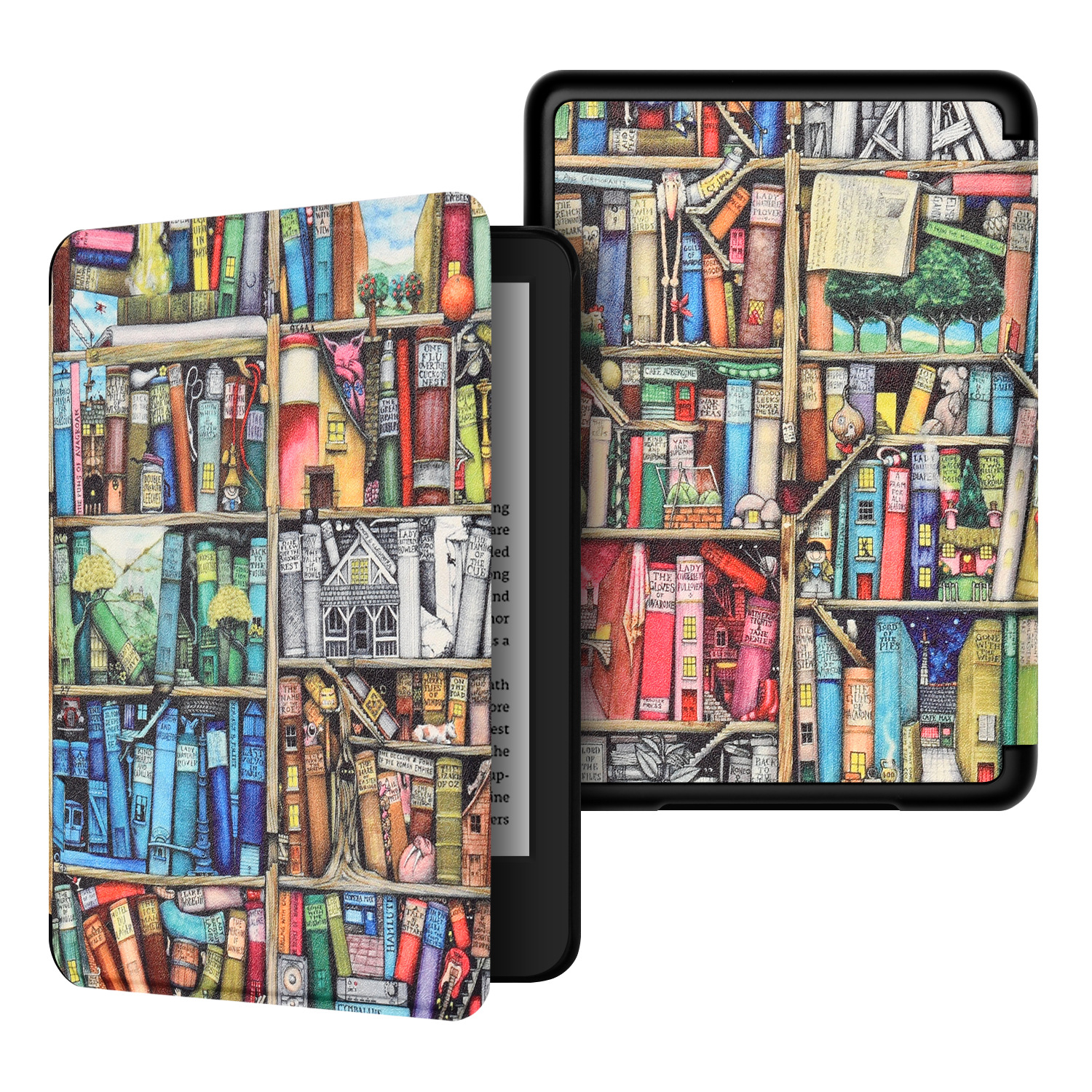 Picture of Spot Suitable for Kindle Protective Case 2016 Entry Version 558 Silk Pattern Painted Protective Case Migu X Leather Case