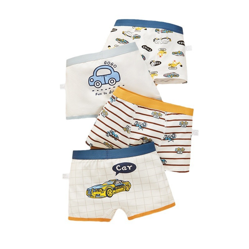 Picture of Children's Underwear Boys' Pure Cotton Boxer Shorts Boys' Baby Children's Underwear Underwear