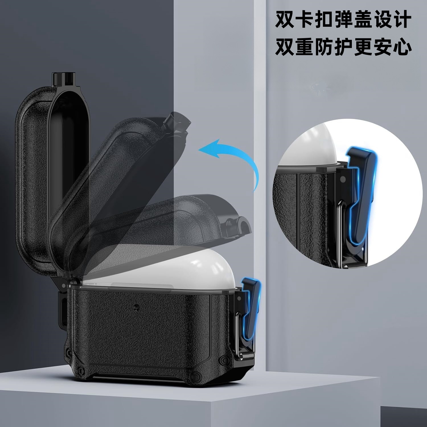 Picture of Suitable for airpods4 earphone case Apple second generation bluetooth switch waterproof case airpodspro2 protective case