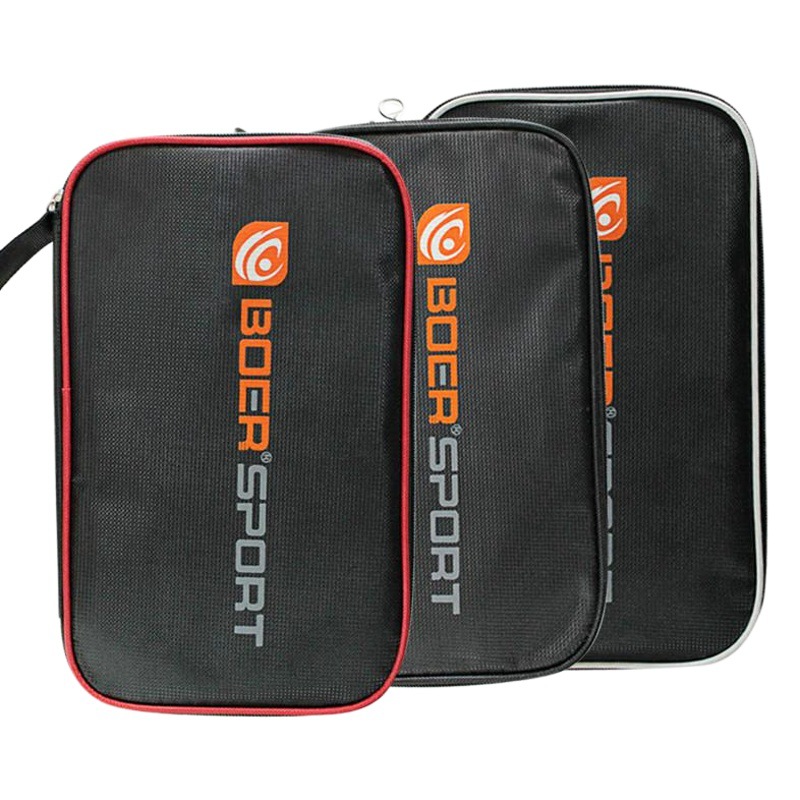 Boer table tennis racket bag set high-grade steel ring bag full non-deformation factory direct in stock wholesale