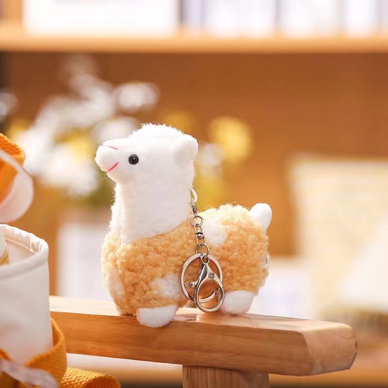 Picture of Wholesale Alpaca Velvet Toy Pendant Simulation Pony Keychain Doll Bag Hanging Ornaments Activity Gift