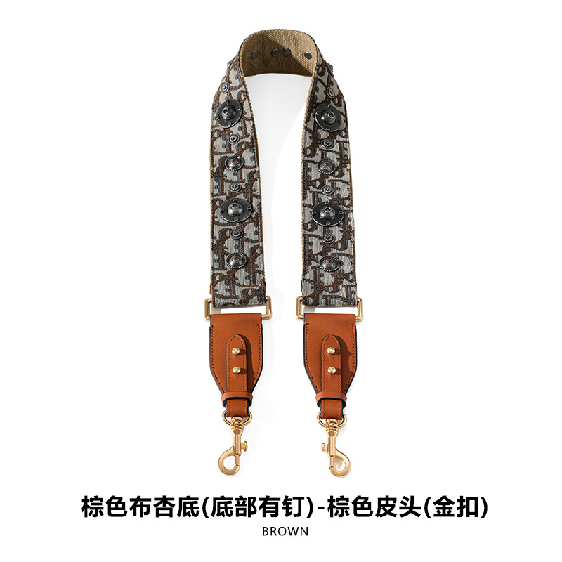 Picture of Mahuangshi MHS-F-66 Wide Bag with Canvas Shoulder Strap Shoulder Crossbody Cowhide Bag Accessories Bag Strap Comfortable D