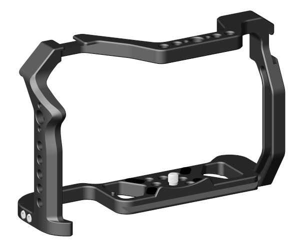 Picture of Mobile Phone Handheld Stabilizer Photography Bracket Extension Microphone Rabbit Cage Stabilizer Metal Mobile Phone Rabbit Cage