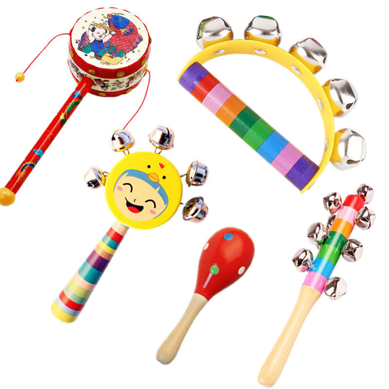Picture of Newborn Baby Toy Puzzle Hand Grab Rattle 3 to 6-12 Months Baby Boys and Girls 0-1 Years Old Grab Rattle