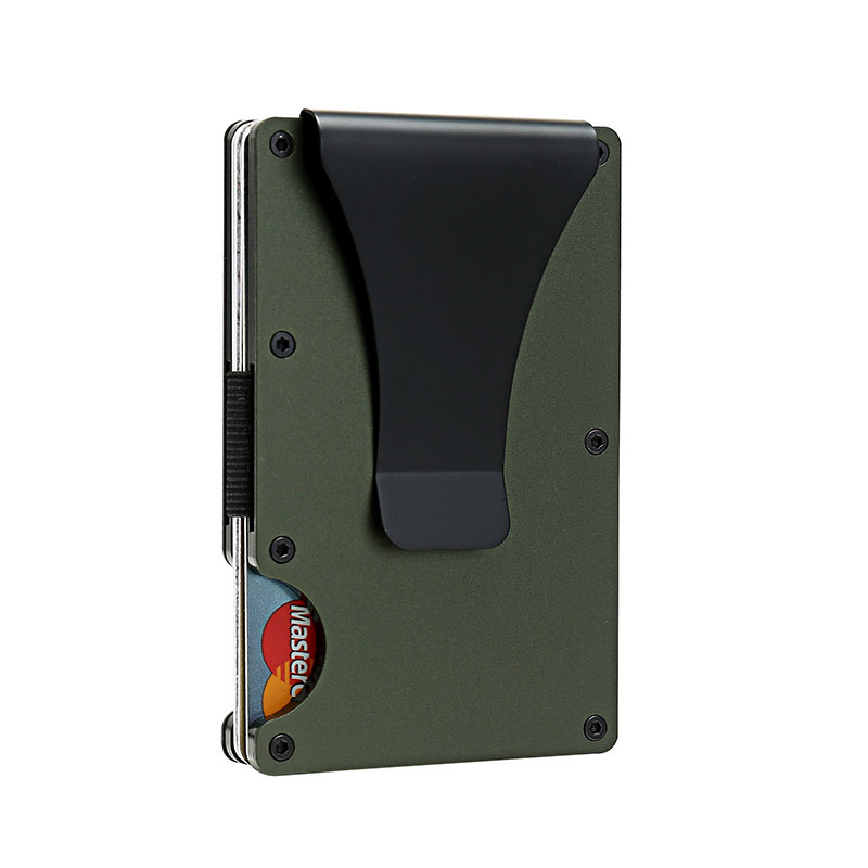 Picture of Carbon Fiber Card Holder Anti-Degaussing Men's Multi-Functional Wallet Card Holder Card Box Anti-Theft Rfid Credit Card Holder