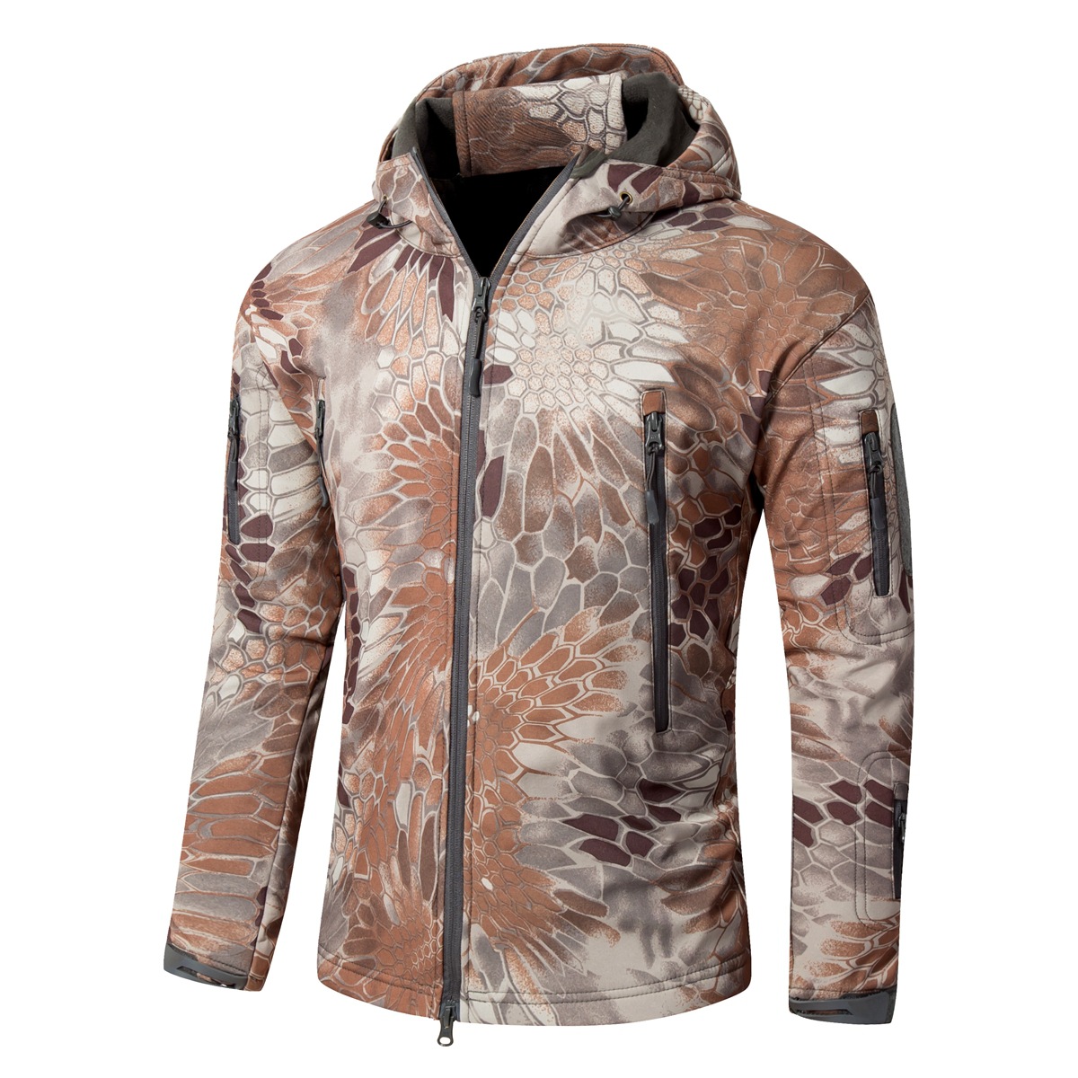 Picture of Shark skin soft shell assault coat size tactical military fans windproof warm outdoor mountaineering suit a generation of hair