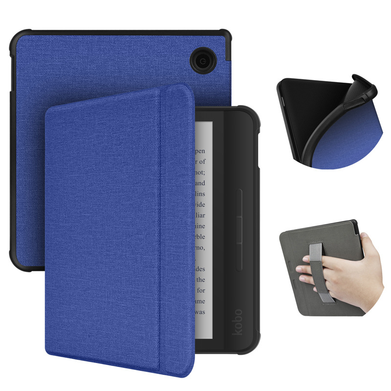 Picture of Suitable for 2024Kobo Libra Color Handheld Cloth Pattern Tpu Protective Case Kobo 7inch E-Book Protective Case