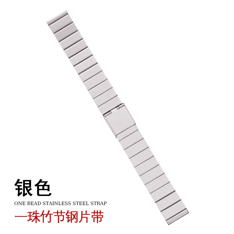 Picture of Suitable for Apple iwatch strap small waist one bead bamboo strap single buckle applewatch watch steel belt