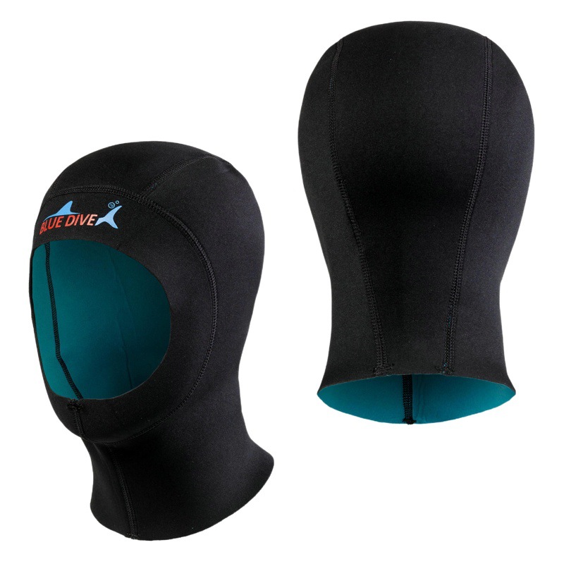 1mm diving hat warm headgear gloves diving socks mask sunscreen face hat waterproof female universal face Gini