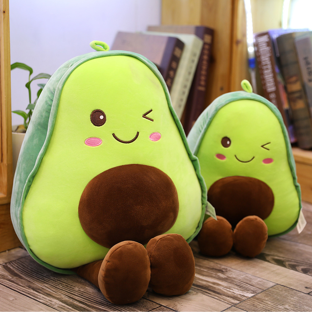 Picture of Internet Celebrity Same Style Instagram Style Aocado Pillow Plush Toy Cute Creative Fruit Rag Doll Pillow for Men and Women Gift