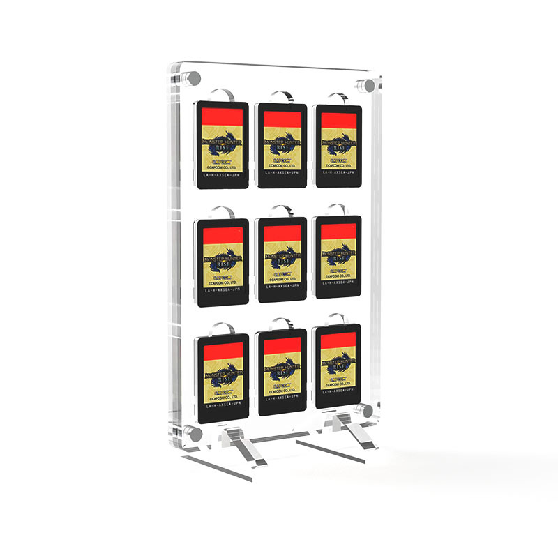 Picture of Wholesale Nintendo game machine card switch storage cassette game card magnetic acrylic transparent storage box