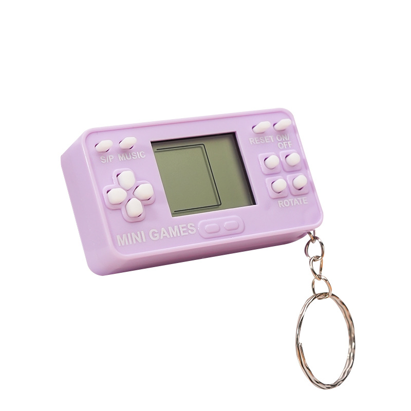 Picture of Cross-border handheld mini Tetris video game machine nostalgic decompression children's creative keychain pendant