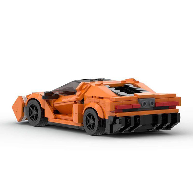 Picture of Compatible with Lego Sports car MOC-153888 hand-assembled building blocks suit Revuelto assembled car model Men
