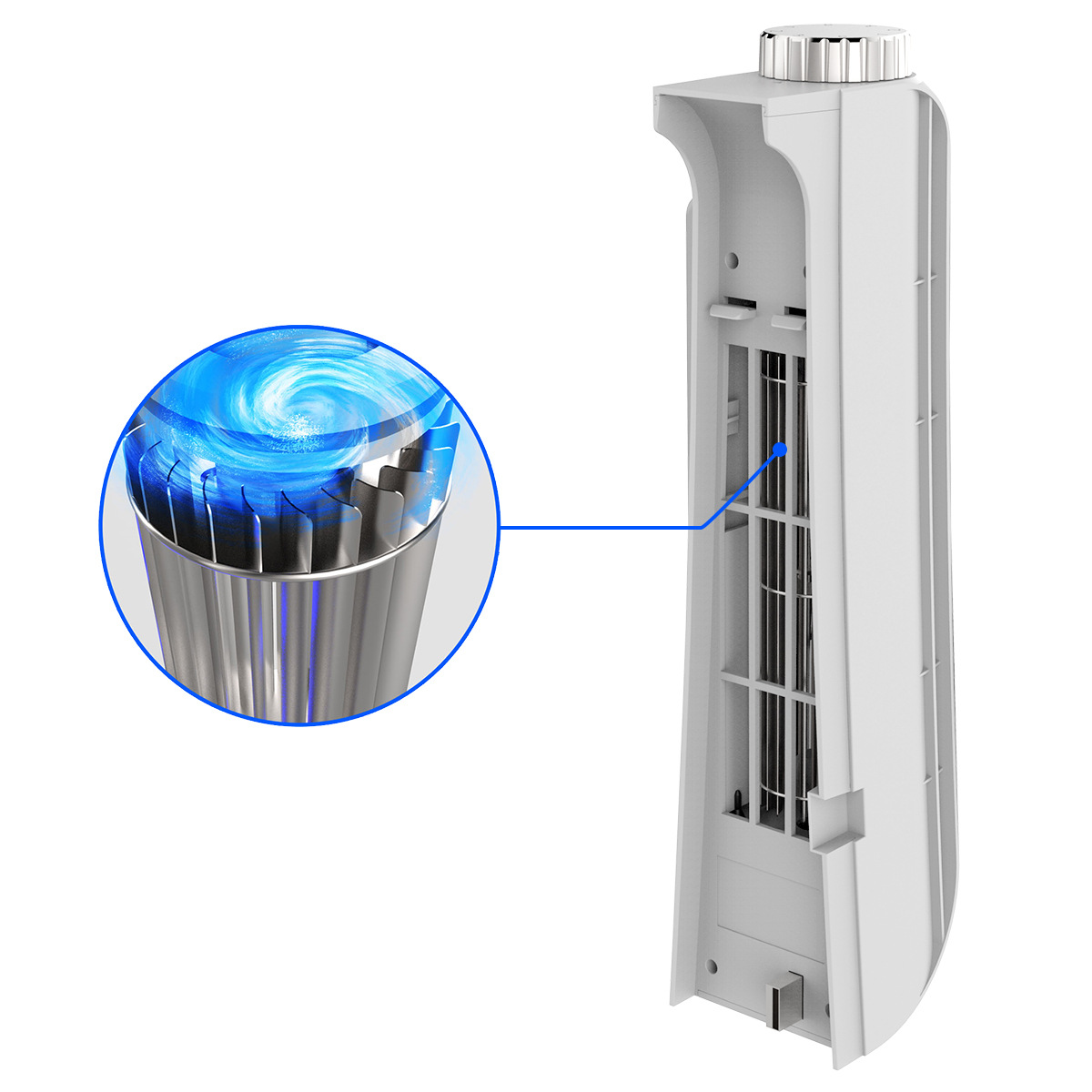 Picture of PS5 host cooling fan strong cooling centrifugal fan three windshield with extended USB interface fan