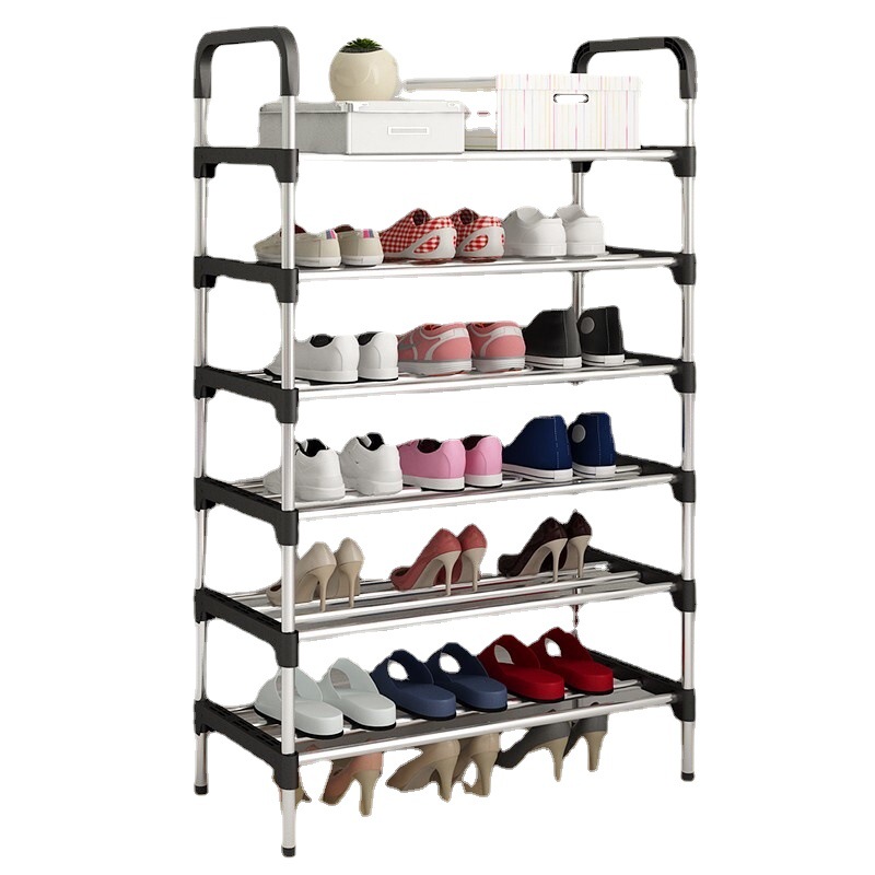 Picture of Cross-border source factory shoe rack reinforcement simple multi-layer doorway economical assembly multi-functional storage rack shoe rack