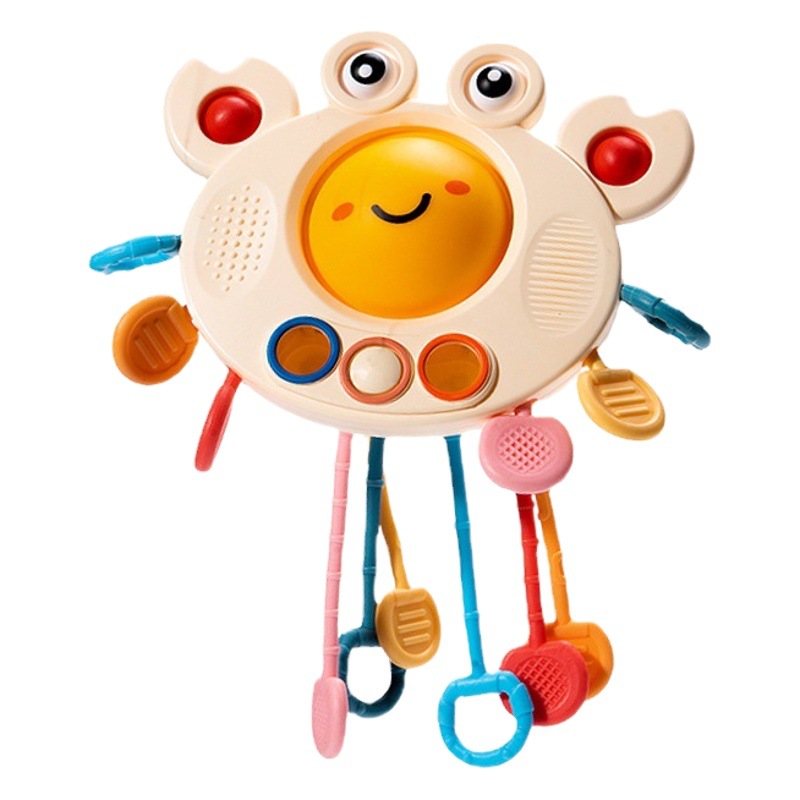 Baby Draw Toy Hand Fine Movement Training Puzzle Early Education Baby Flying Sauce Crab Pang Finger Lala