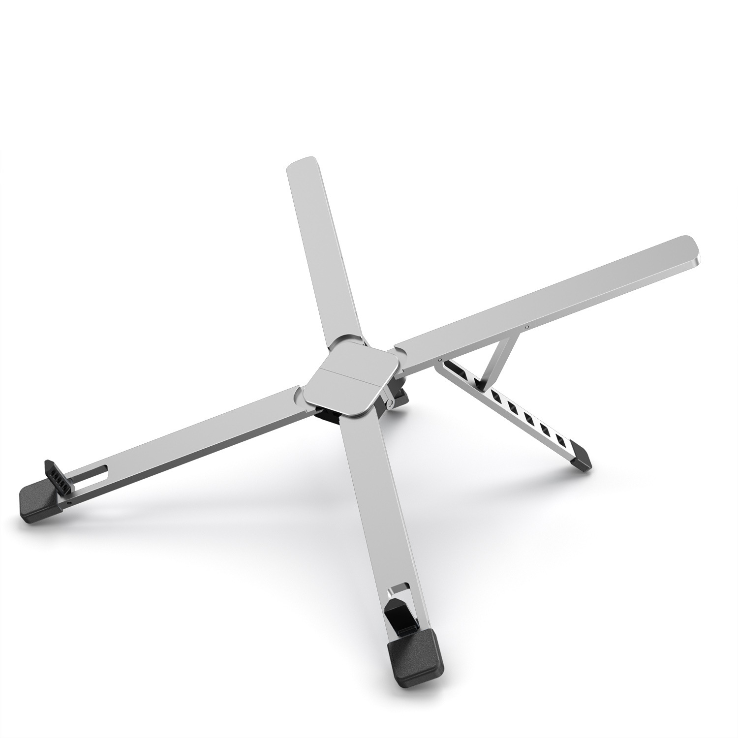 Picture of N3 Single Fork Aluminum Alloy Laptop Bracket Heightened Heat Dissipation Game Book Universal Foldable Storage Support Frame