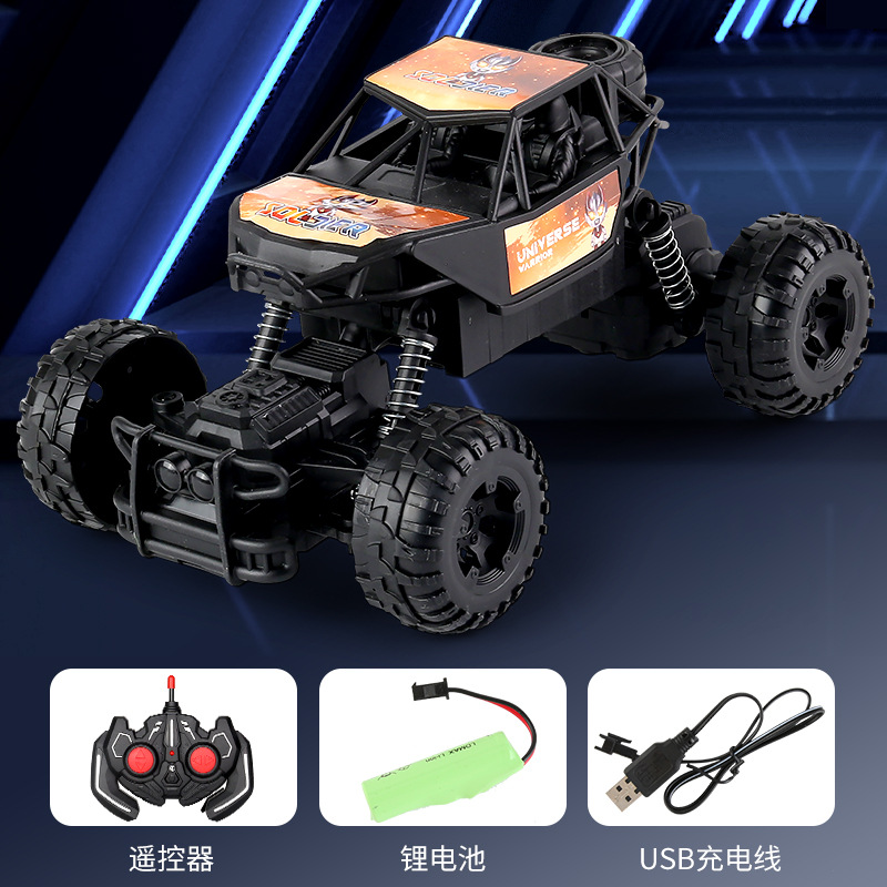 Picture of Alloy Climbing Remote Control Car Drift Off-road Vehicle Two-wheel Drive Climbing Big Foot Remote Control Racing Boy Charging Toy Car