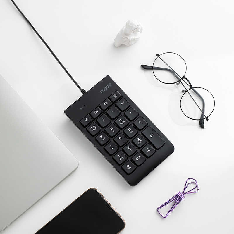 Picture of Rapoo K10 Wired Numeric Keyboard USB Driver-Free Office Desktop Computer Mini Bank Accounting