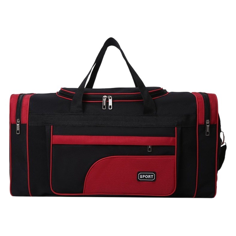 Outdoor Fitness Bag new foreign trade export large capacity Travel Air carrier bag casual solid color crossbody shoulder bag