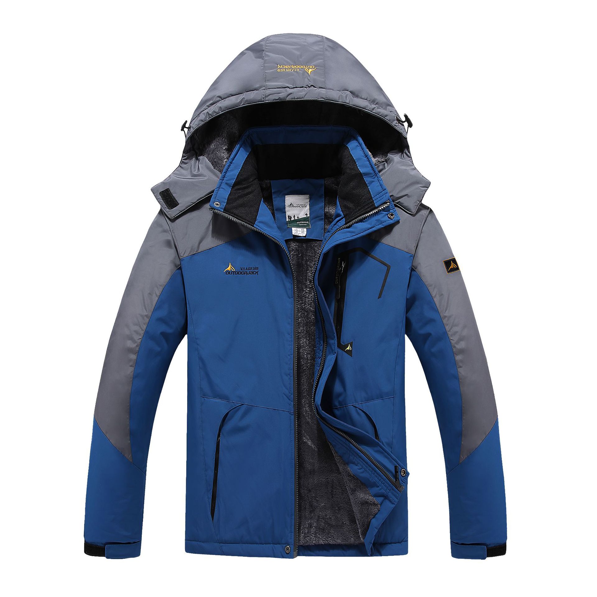Picture of 2025 Amazon Outdoor Couple Jacket Large Size Velvet Thickened Windproof Mountaineering Cycling Warm Cotton Jacket